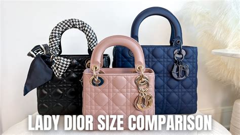 mini dior lady|lady dior small size.